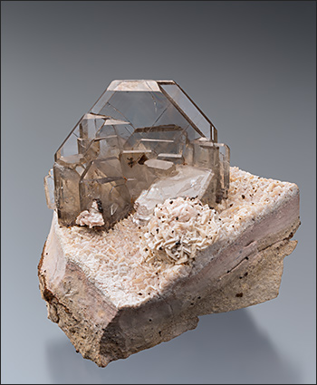 Barite on Dolomite Cerro Warihuyn Peru miniature