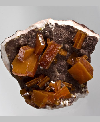 Wulfenite Ahumada Los Lamentos Mexico small cabinet