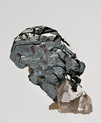 Hematite with Quartz Cavradi Switzerland miniature