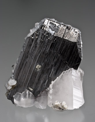 Ferberite with Quartz Yaogangxian China small cabinet