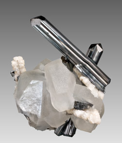 Stibnite Calcite China