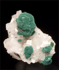 Duftite calcite Tsumeb miniature