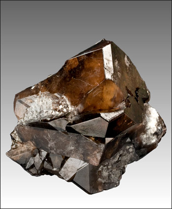 Cassiterite gemmy Amo deposit Yunnan Province China small cabinet specimen