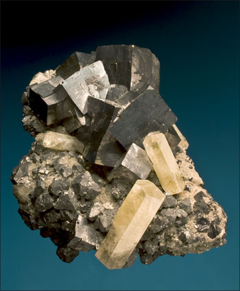 Galena with Calcite Sweetwater Missouri large cabinet