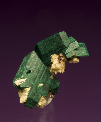 Malachite pseudomorph with mimetite Touissit Morocco miniature