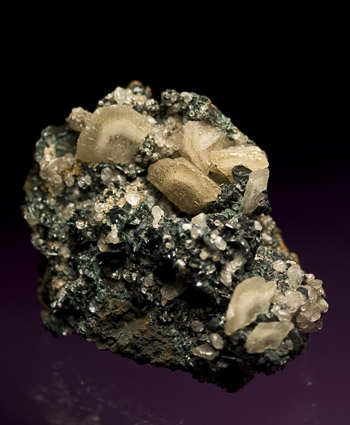 Calcite with Chalcocite Mt. Isa Queensland Australia cabinet specimen
