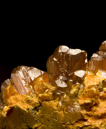 Orpiment Twin Creeks Mine Nevada small cabinet specimen