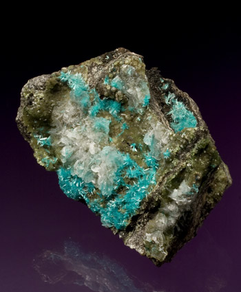 Aurichalcite with Austinite Ojuela Mine Mapimi Mexico small cabinet