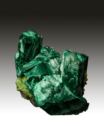 Malachite pseudo after Azurite Tsumeb Namibia miniature