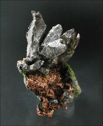 silver copper Wolverine Mine Houghton County Michigan sharp crystals miniature