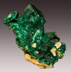 Malachite pseudomorph after Azurite Tsumeb