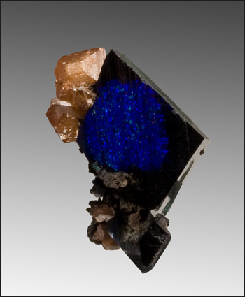 Azurite malachite wulfenite Tsumeb Namibia thumbnail