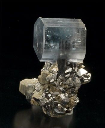 Apatite with Arsenopyrite prisine miniature Panasqueira Portugal