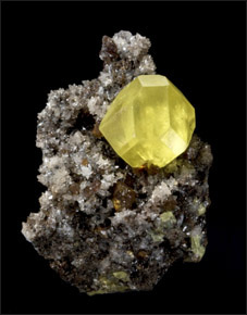 Sulfur matrix Sicily Italy Francis Benjamin