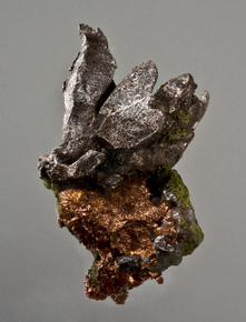 Silver on copper Wolverine Houghton County Michigan