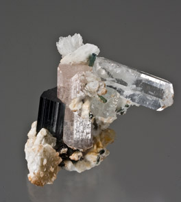 Apatite Goshenite Schorl Shengus Pakistan