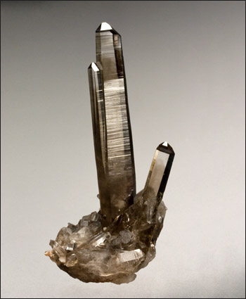 Smoky Quartz large crystal Lincoln County New Mexico small cabinet