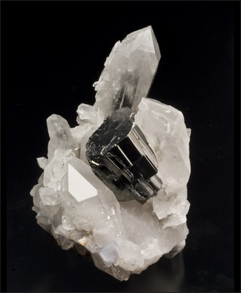 Bournonite on Quartz Yaogangxian China small cabinet 