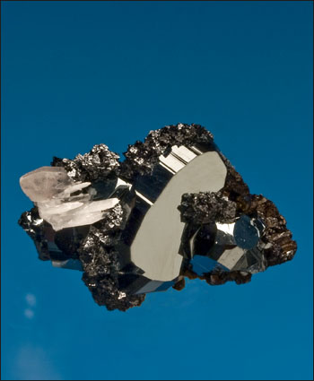 Hematite hausmannite thumbnail Wessels Mine South Africa