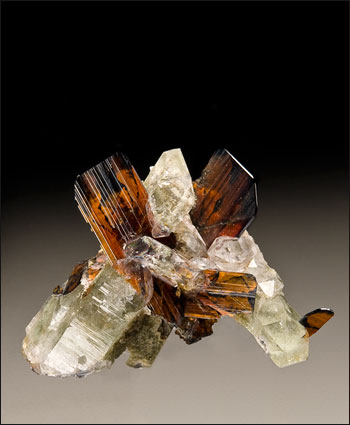 brookite with quartz Taftan Pakistan miniature