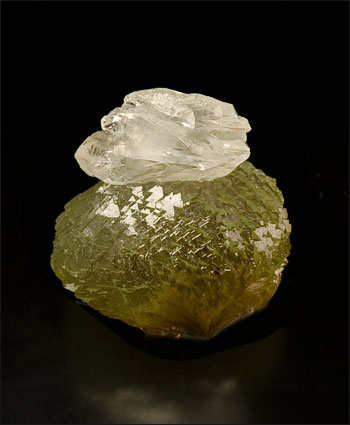 adamite with calcite thumbnail Ojuela Mine Mexico