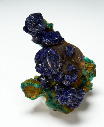 azurite rosettes Copper Queen Mine Bisbee Arizona