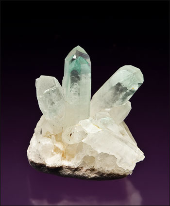 quartz with fuchsite inclusions Iovitra mine Madagascar miniature