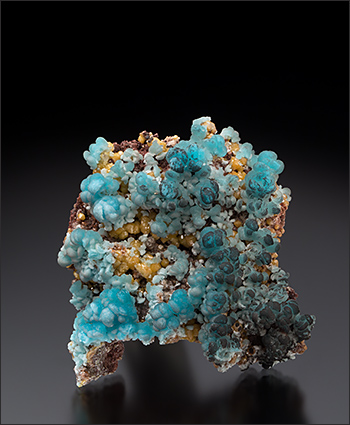 Hemimorphite Mimetite Willemite M'Fouati Congo miniature